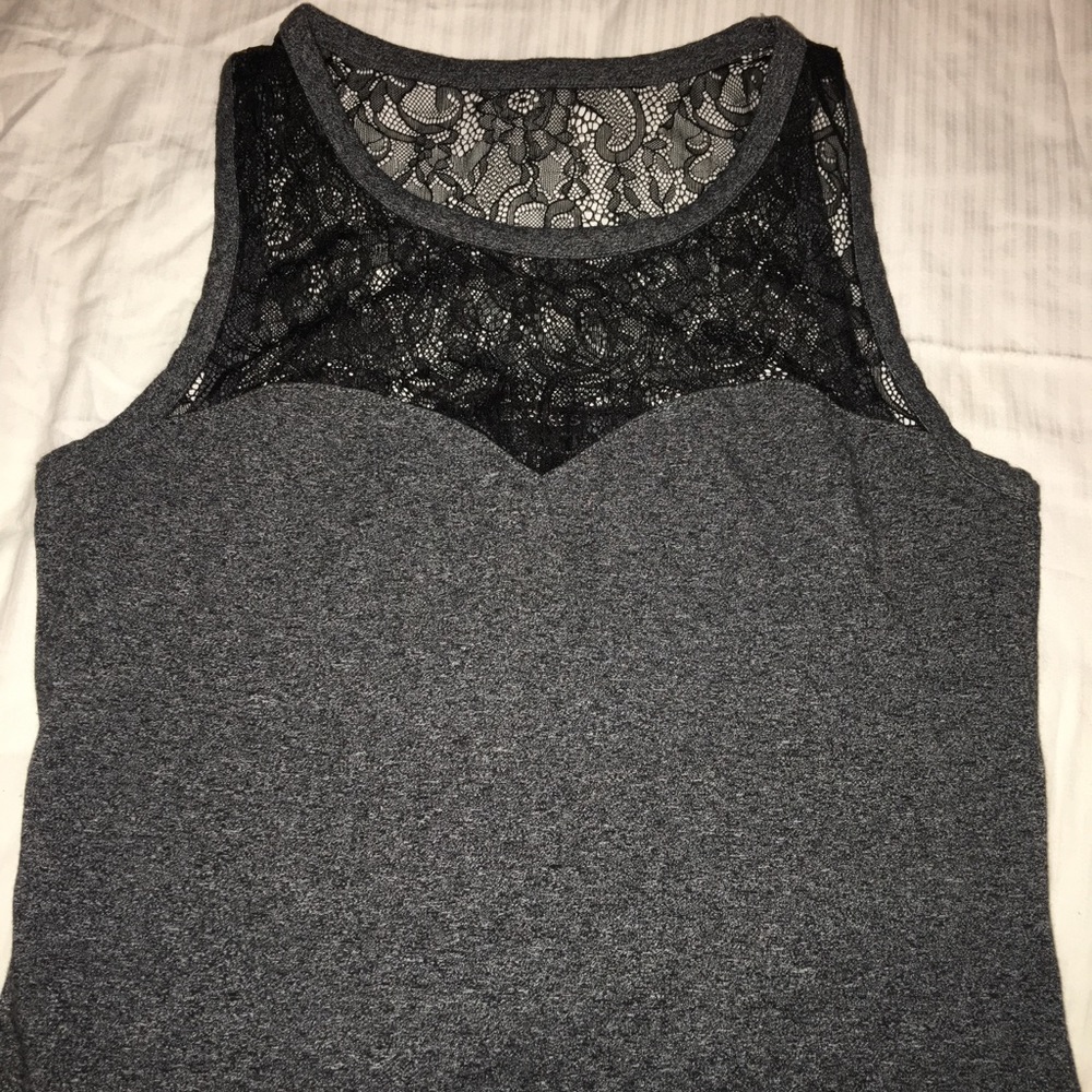 Dressy express with lace top